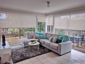 Veelon Living room Melbourne Roller blinds sun-screen light grey