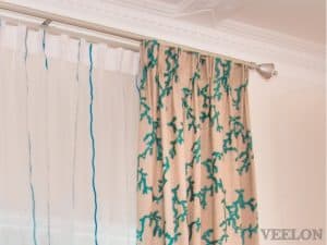 Veelon Melbourne Bedroom Living Kid's room Pinch pleat curtains sheer grey ceiling fix