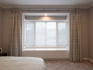 Veelon Melbourne Bedroom curtains sheer blockout grey pinch pleat