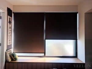 Veelon Melbourne roller blinds black