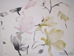 Veelon Melbourne Blockout roller blinds flowers