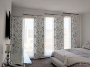 Veelon Melbourne Bedroom curtains Japanese style wall fix panel